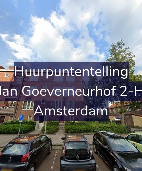 Foto gevel Huurpuntentelling voor Jan Goeverneurhof 2-H, Amsterdam