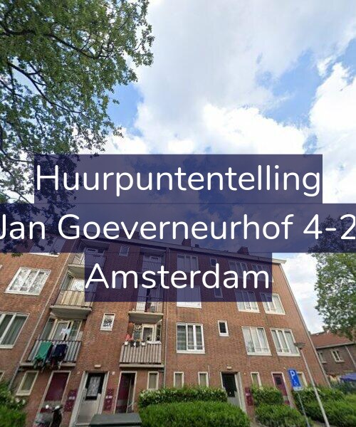 Foto gevel Huurpuntentelling voor Jan Goeverneurhof 4-2, Amsterdam