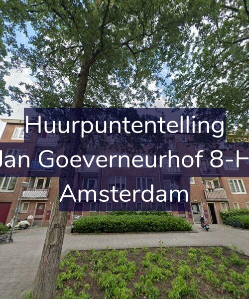 Foto gevel Huurpuntentelling voor Jan Goeverneurhof 8-H, Amsterdam