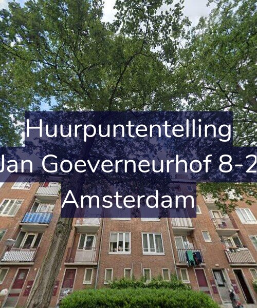 Foto gevel Huurpuntentelling voor Jan Goeverneurhof 8-2, Amsterdam