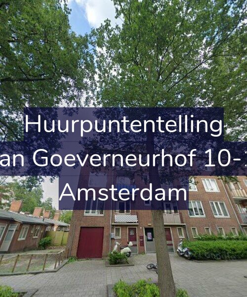 Foto gevel Huurpuntentelling voor Jan Goeverneurhof 10-1, Amsterdam