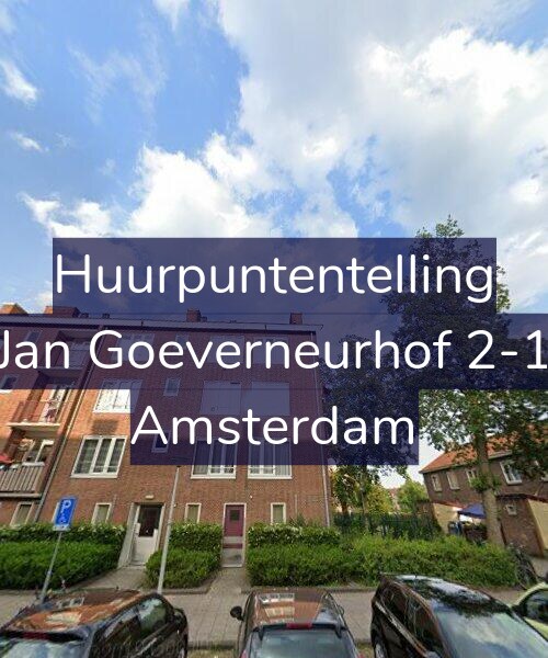 Foto gevel Huurpuntentelling voor Jan Goeverneurhof 2-1, Amsterdam
