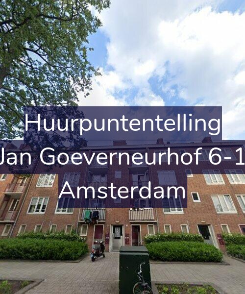 Foto gevel Huurpuntentelling voor Jan Goeverneurhof 6-1, Amsterdam