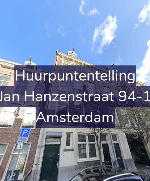 Foto gevel Huurpuntentelling voor Jan Hanzenstraat 94-1, Amsterdam