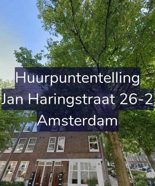 Foto gevel Huurpuntentelling voor Jan Haringstraat 26-2, Amsterdam