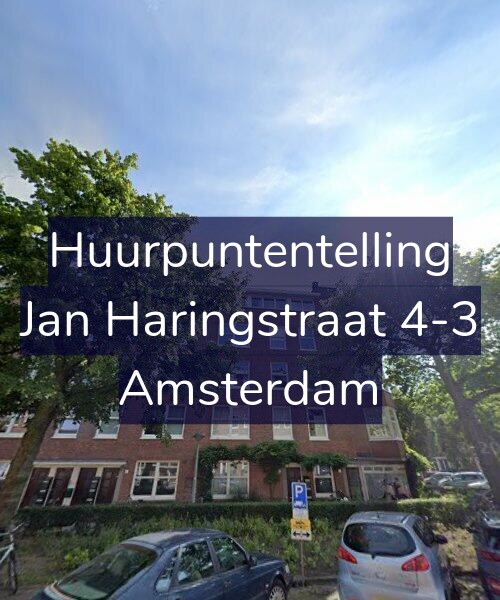 Foto gevel Huurpuntentelling voor Jan Haringstraat 4-3, Amsterdam