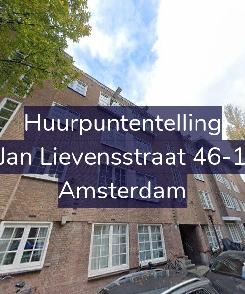 Foto gevel Huurpuntentelling voor Jan Lievensstraat 46-1, Amsterdam