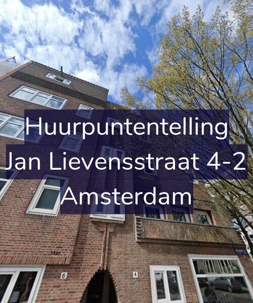 Foto gevel Huurpuntentelling voor Jan Lievensstraat 4-2, Amsterdam