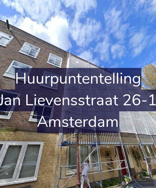 Foto gevel Huurpuntentelling voor Jan Lievensstraat 26-1, Amsterdam