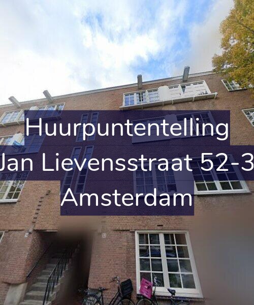 Foto gevel Huurpuntentelling voor Jan Lievensstraat 52-3, Amsterdam