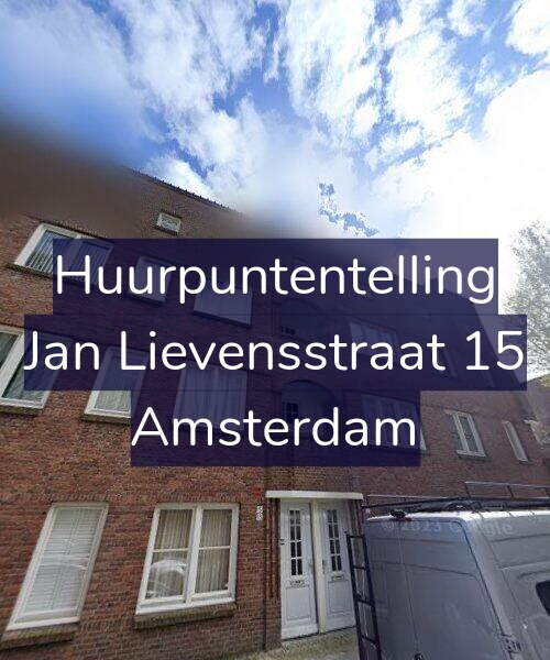Foto gevel Huurpuntentelling voor Jan Lievensstraat 15, Amsterdam