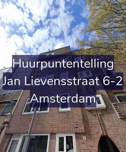 Foto gevel Huurpuntentelling voor Jan Lievensstraat 6-2, Amsterdam