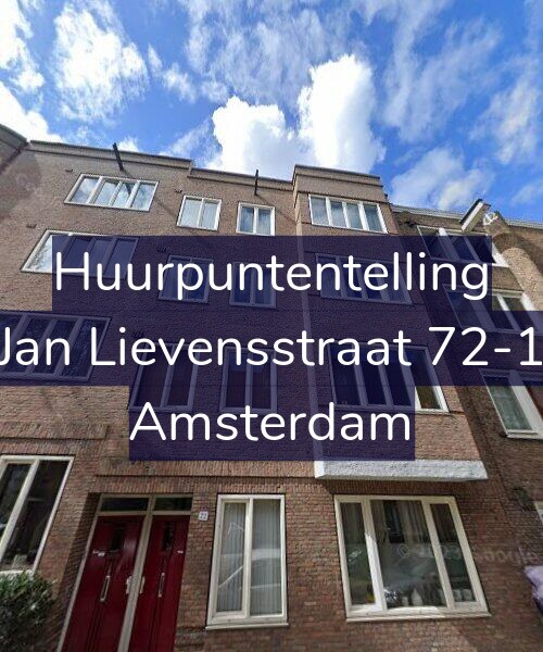 Foto gevel Huurpuntentelling voor Jan Lievensstraat 72-1, Amsterdam