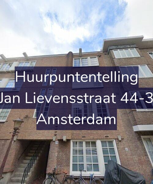 Foto gevel Huurpuntentelling voor Jan Lievensstraat 44-3, Amsterdam