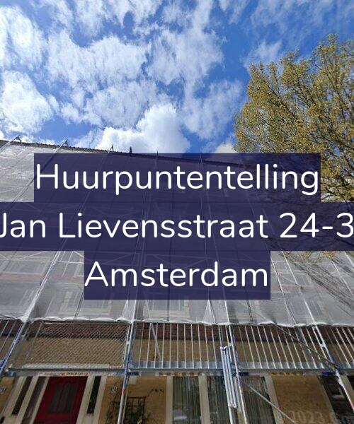 Foto gevel Huurpuntentelling voor Jan Lievensstraat 24-3, Amsterdam