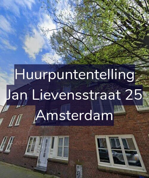 Foto gevel Huurpuntentelling voor Jan Lievensstraat 25, Amsterdam