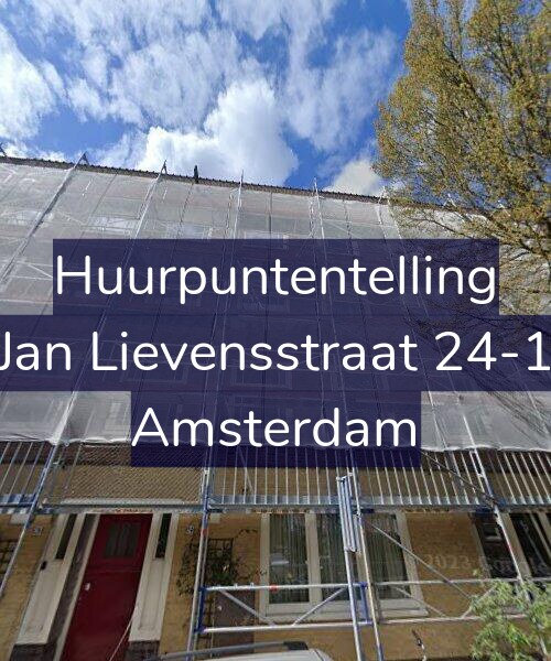 Foto gevel Huurpuntentelling voor Jan Lievensstraat 24-1, Amsterdam
