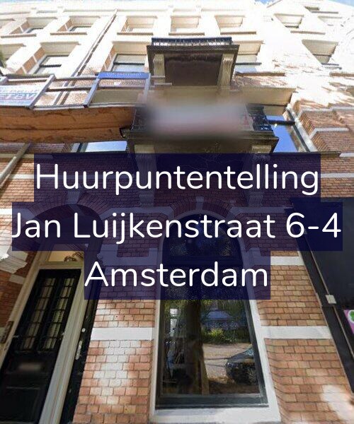 Foto gevel Huurpuntentelling voor Jan Luijkenstraat 6-4, Amsterdam