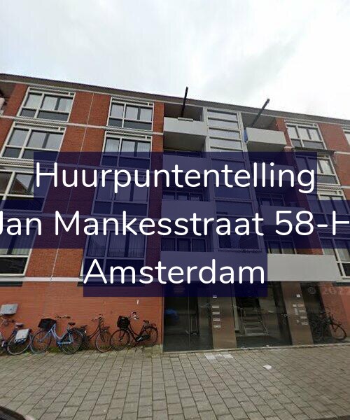 Foto gevel Huurpuntentelling voor Jan Mankesstraat 58-H, Amsterdam