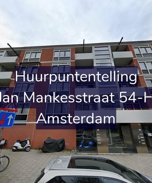 Foto gevel Huurpuntentelling voor Jan Mankesstraat 54-H, Amsterdam