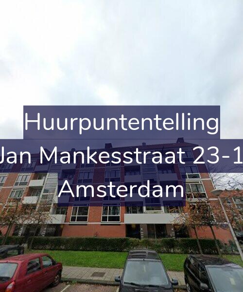 Foto gevel Huurpuntentelling voor Jan Mankesstraat 23-1, Amsterdam