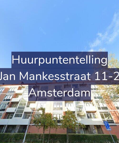 Foto gevel Huurpuntentelling voor Jan Mankesstraat 11-2, Amsterdam