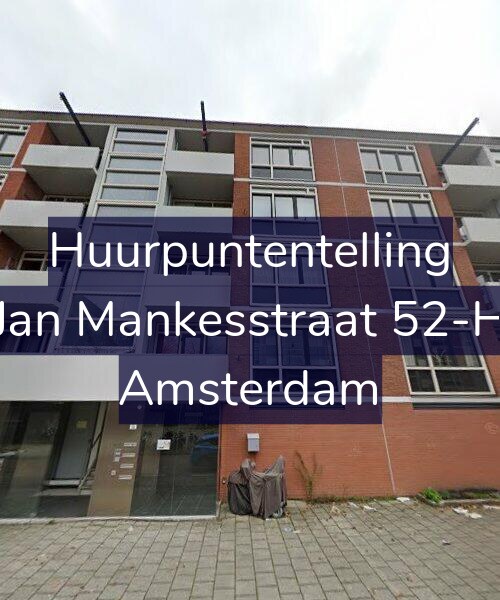Foto gevel Huurpuntentelling voor Jan Mankesstraat 52-H, Amsterdam