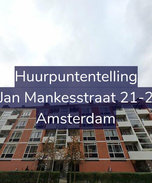 Foto gevel Huurpuntentelling voor Jan Mankesstraat 21-2, Amsterdam
