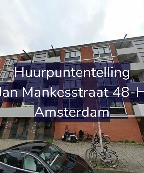 Foto gevel Huurpuntentelling voor Jan Mankesstraat 48-H, Amsterdam