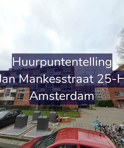 Foto gevel Huurpuntentelling voor Jan Mankesstraat 25-H, Amsterdam