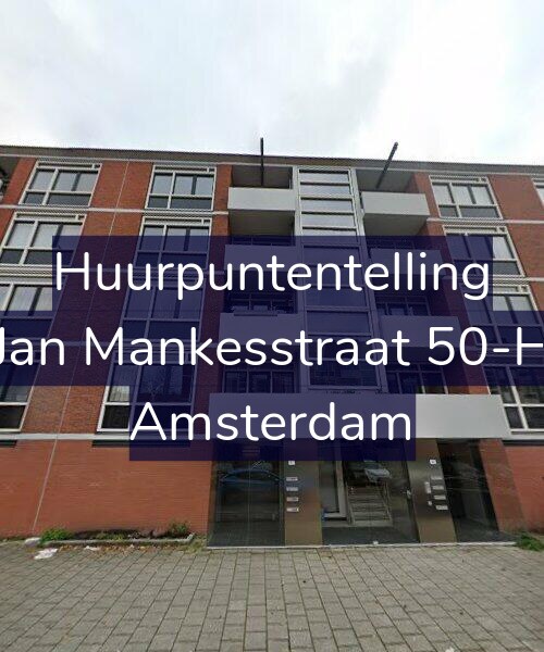 Foto gevel Huurpuntentelling voor Jan Mankesstraat 50-H, Amsterdam