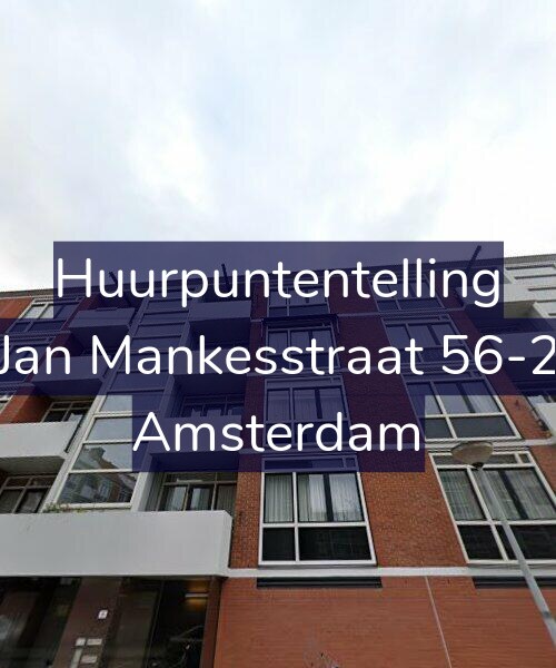 Foto gevel Huurpuntentelling voor Jan Mankesstraat 56-2, Amsterdam