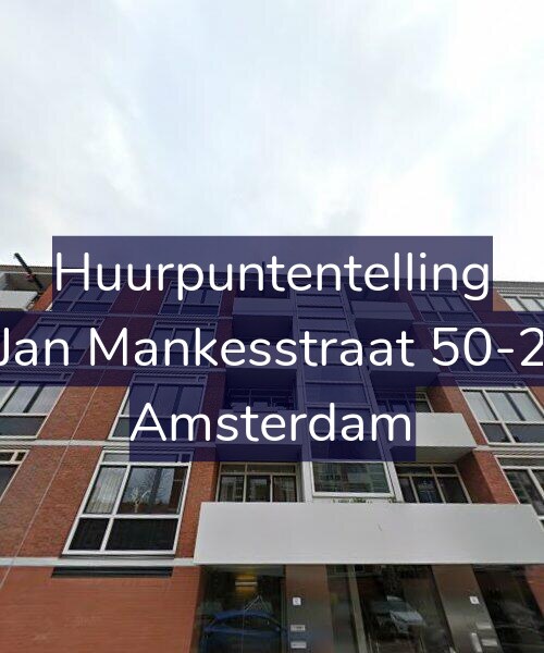 Foto gevel Huurpuntentelling voor Jan Mankesstraat 50-2, Amsterdam