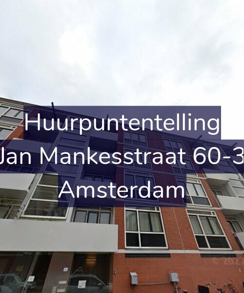Foto gevel Huurpuntentelling voor Jan Mankesstraat 60-3, Amsterdam