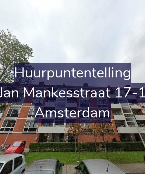Foto gevel Huurpuntentelling voor Jan Mankesstraat 17-1, Amsterdam
