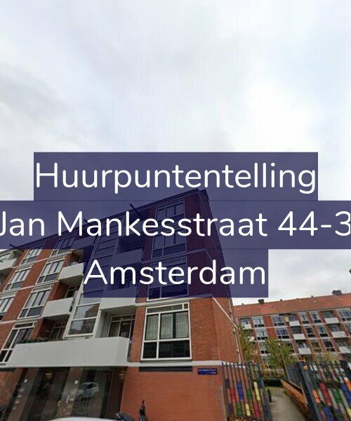Foto gevel Huurpuntentelling voor Jan Mankesstraat 44-3, Amsterdam