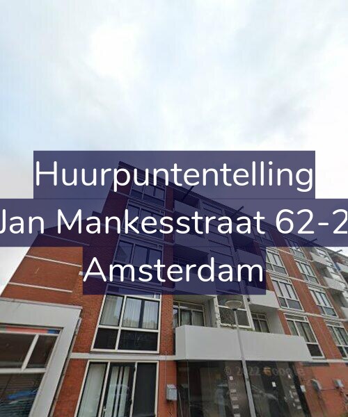 Foto gevel Huurpuntentelling voor Jan Mankesstraat 62-2, Amsterdam