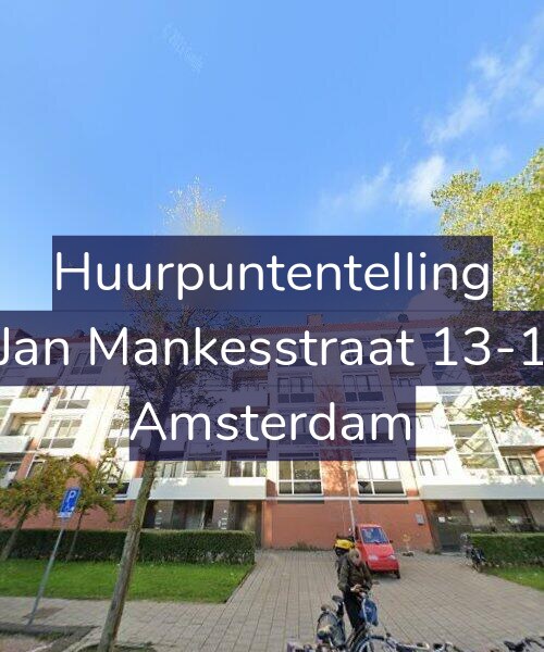 Foto gevel Huurpuntentelling voor Jan Mankesstraat 13-1, Amsterdam