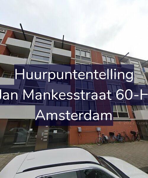Foto gevel Huurpuntentelling voor Jan Mankesstraat 60-H, Amsterdam