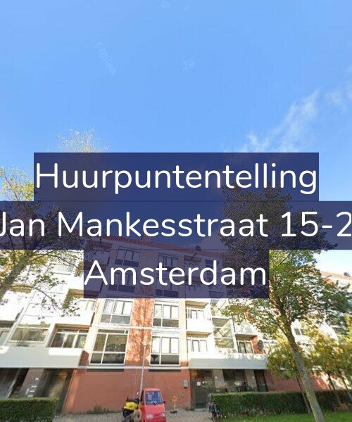 Foto gevel Huurpuntentelling voor Jan Mankesstraat 15-2, Amsterdam