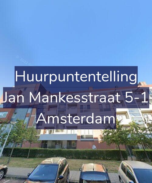 Foto gevel Huurpuntentelling voor Jan Mankesstraat 5-1, Amsterdam