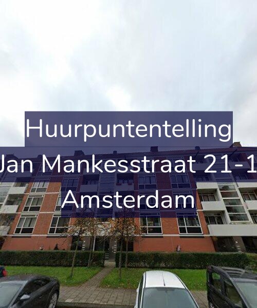 Foto gevel Huurpuntentelling voor Jan Mankesstraat 21-1, Amsterdam