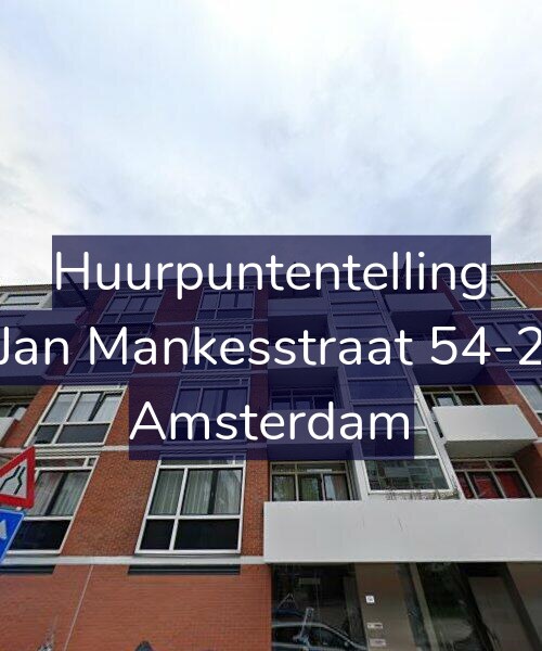 Foto gevel Huurpuntentelling voor Jan Mankesstraat 54-2, Amsterdam