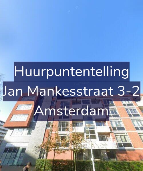 Foto gevel Huurpuntentelling voor Jan Mankesstraat 3-2, Amsterdam