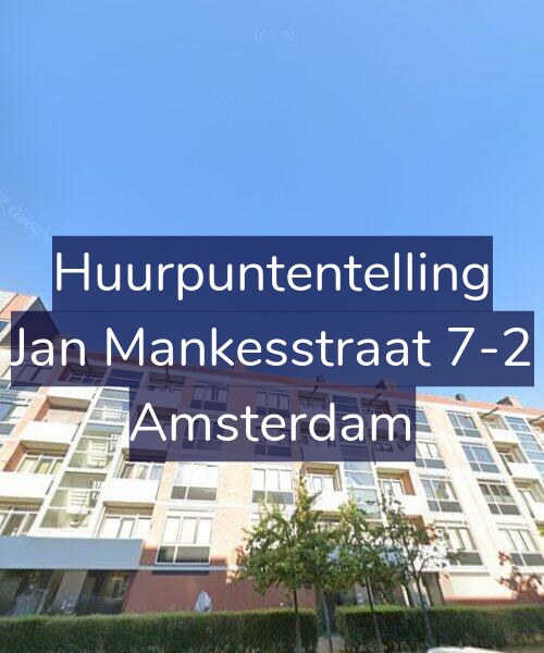 Foto gevel Huurpuntentelling voor Jan Mankesstraat 7-2, Amsterdam