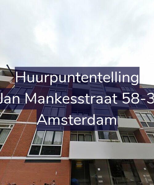 Foto gevel Huurpuntentelling voor Jan Mankesstraat 58-3, Amsterdam