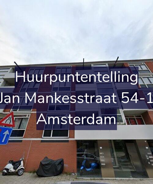 Foto gevel Huurpuntentelling voor Jan Mankesstraat 54-1, Amsterdam