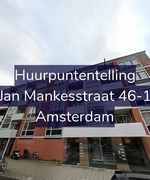 Foto gevel Huurpuntentelling voor Jan Mankesstraat 46-1, Amsterdam