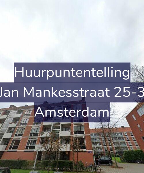 Foto gevel Huurpuntentelling voor Jan Mankesstraat 25-3, Amsterdam