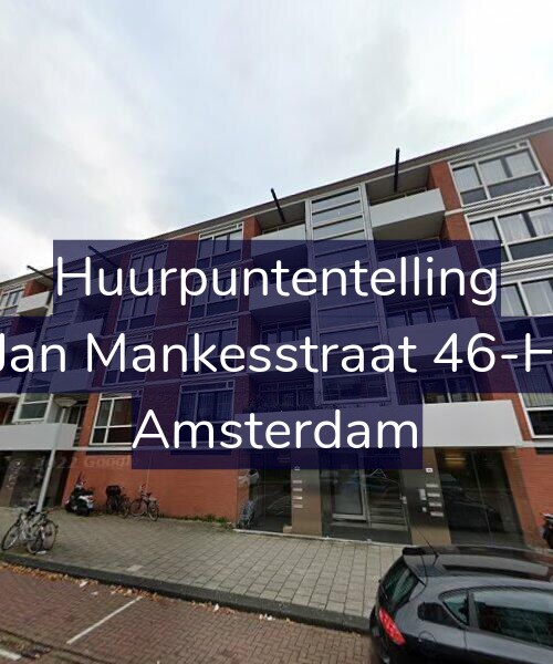 Foto gevel Huurpuntentelling voor Jan Mankesstraat 46-H, Amsterdam